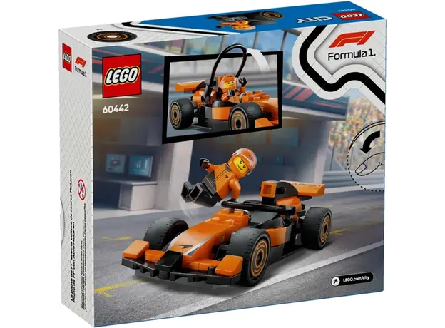ლეგო LEGO Constructor City F1 Driver with McLaren Race Car, 6 image
