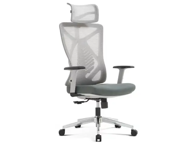 საოფისე სავარძელი Furnee MS-2216B, Office Chair, Gray, 2 image