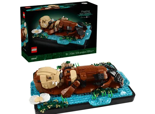 ლეგო LEGO Constructor Ideas Floating Sea Otters