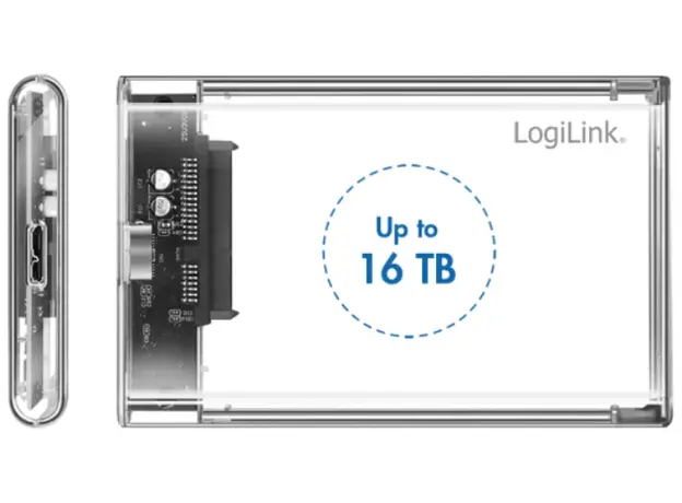 მყარი დისკის ყუთი Logilink UA0409 External HDD enclosure 2.5" HDD/SSD USB 3.0 tool-free, 4 image