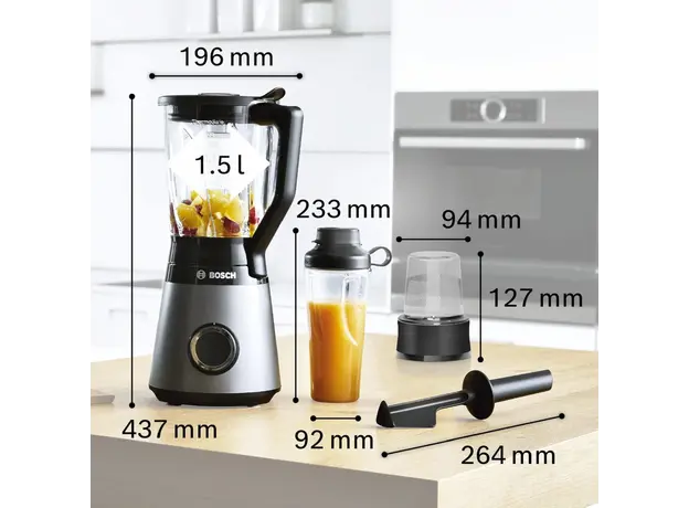 ბლენდერი BOSCH MMB6177S, 3 image