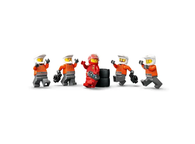 ლეგო LEGO Constructor City F1 Pit Stop & Pit Crew with Ferrari Car Set, 3 image