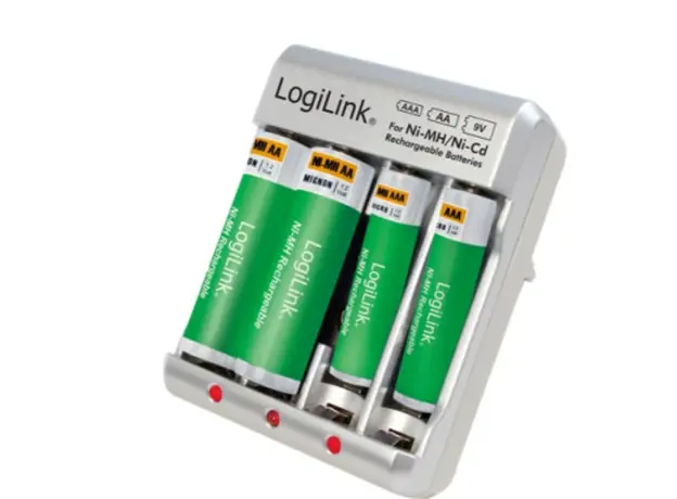 ელემენტის სამუხტი Logilink PA0168 Battery Charger 4x AA or 4x AAA and 1x 9V battery, 3 image