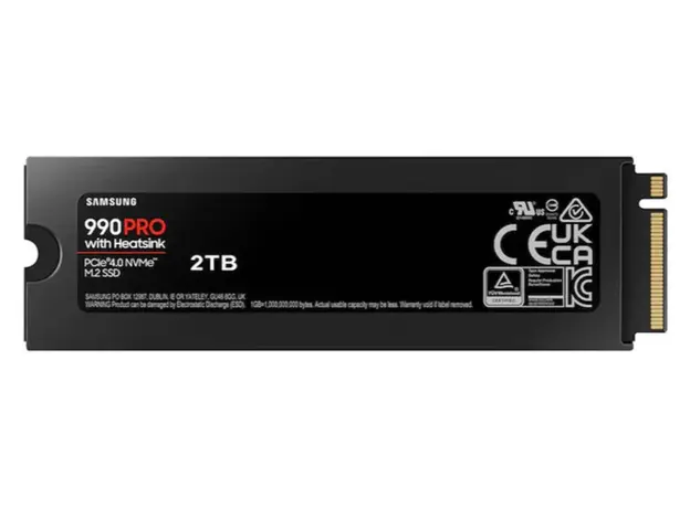 მყარი დისკი Samsung 990 PRO PCIe 4.0 2TB SSD MZ-V9P2T0GW With Heatsink, 2 image