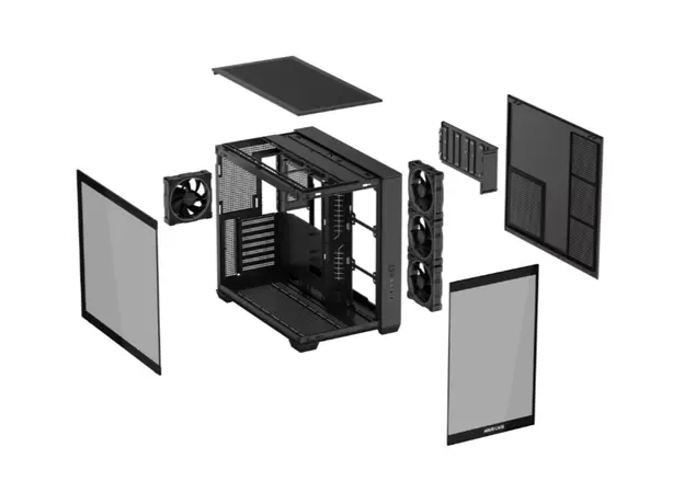 კომპიუტერის ქეისი ASUS ASUS A32 PLUS Case Black, 4 image