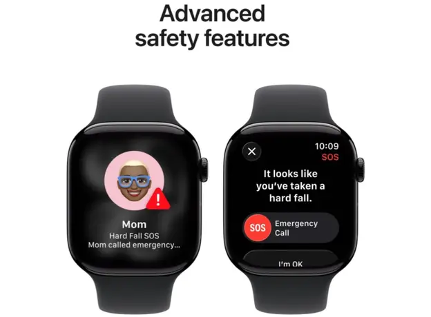 Smart watch Apple Watch Series 11 GPS 46mm Jet Black Aluminium Case with Black Sport Band - S/M (MEUW4RK/A), 4 image