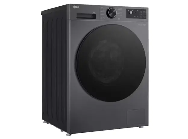 სარეცხი მანქანა LG F2X5FYNY6.AEBQME3 9 KG 85x60x46 1200 RPM Inverter Rotary Knob Add Wash LED Touch Display Black Tint door Matt Black, 3 image