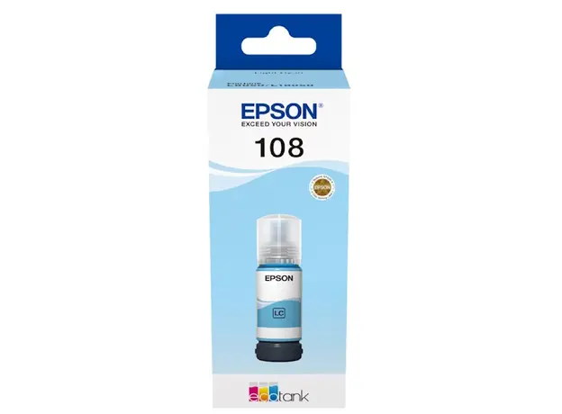 კარტრიჯის მელანი Epson 108 C13T09C54A, 7200P, Ink Cartridge, Light Cyan