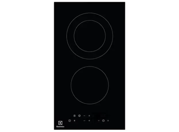 გაზქურის ზედაპირი Electrolux LHR3233CK / Electric-Domino / 30cm / Ceramic Glass