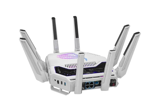 როუტერი Asus Asus ROG Rapture GT-BE19000AI Tri-band Gaming Router, WiFi 7, 802.11be, 3 image