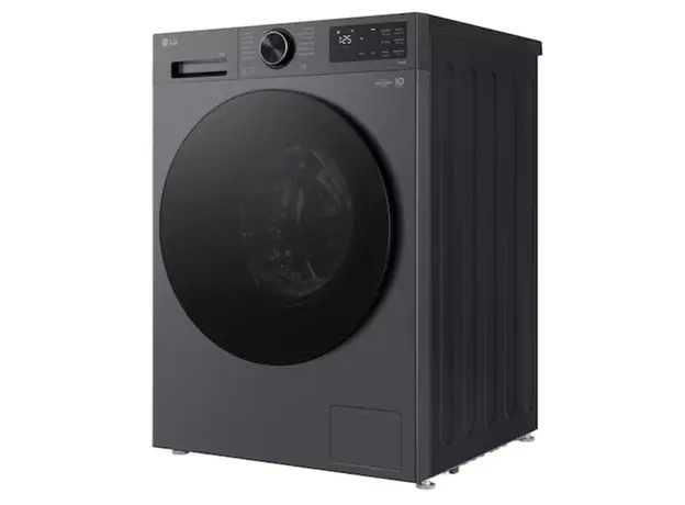 სარეცხი მანქანა LG F2X5FYNY6.AEBQME3 9 KG 85x60x46 1200 RPM Inverter Rotary Knob Add Wash LED Touch Display Black Tint door Matt Black, 2 image