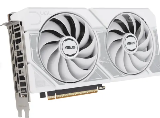 ვიდეო დაფა ASUS Dual GeForce RTX™ 5060 White OC Edition 8GB GDDR7, 2 image
