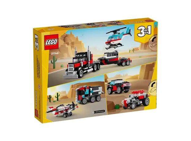 ლეგო Constructor LEGO Creator On-board truck with a helicopter, 4 image