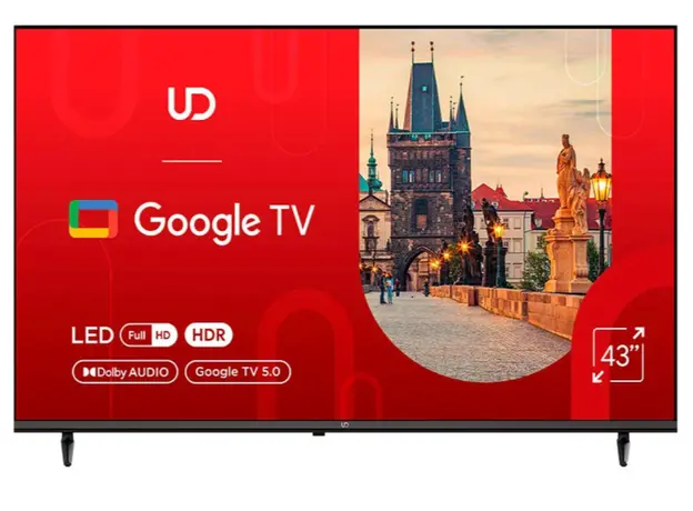 ტელევიზორი UDTV UD 43GFC5210  Google TV 16:9 FHD