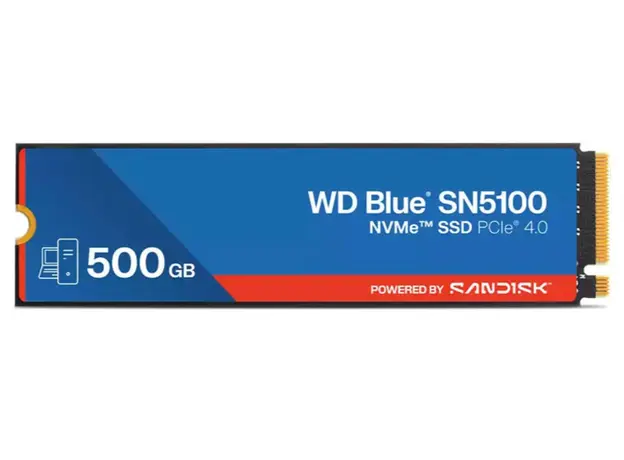 მყარი დისკი Sandisk SSD PCIE G4 M.2 NVME 500GB BLU SN5100 WDS500G5B1E WD