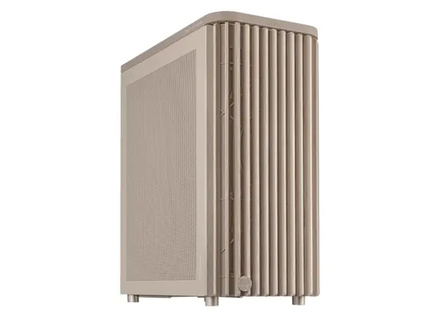 კომპიუტერის ქეისი Asus ProArt PA401 Wood Edition Beige - Mesh Panel