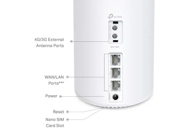 როუტერი TP-link Deco X10-4G(1-pack) 4G+AX1500 Whole Home Mesh Wi-Fi 6 Gateway, 2 image