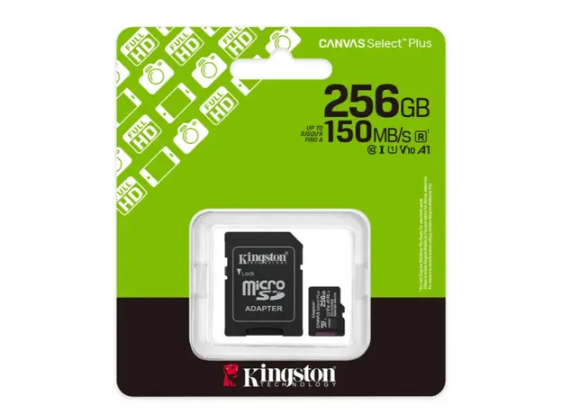 მეხსიერების ბარათი Kingston Canvas Select Plus microSD memory card 256GB, 3 image