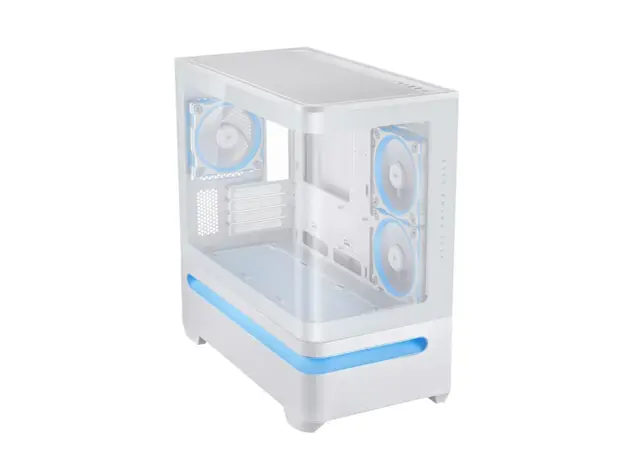 კომპიუტერის ქეისი ASUS Prime AP202 ARGB White, 4 image