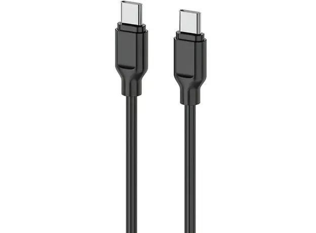 კაბელი 2E Cable USB-C - USB-C Glow 60W 1m Black
