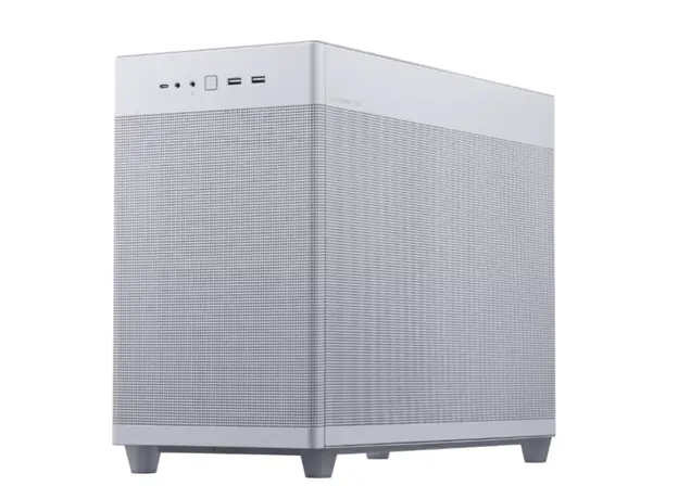 კომპიუტერის ქეისი ASUS Prime AP201 Tempered Glass MicroATX Case White