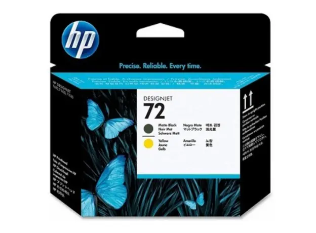 კარტრიჯი HP C9384A HP 72 Matte Black & Yellow Printhead