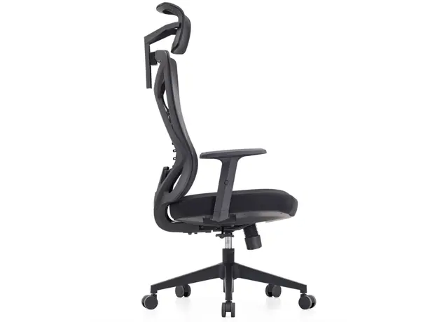 საოფისე სავარძელი ALLX MS-1225, Office Chair, Black, 3 image