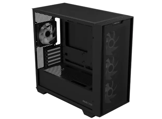 კომპიუტერის ქეისი ASUS A21 PLUS Case TG ARGB Black, 2 image