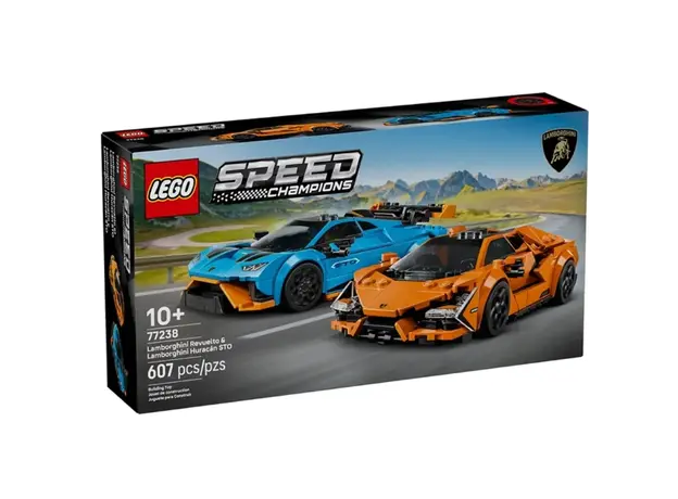 ლეგო LEGO Lamborghini Revuelto & Huracán STO