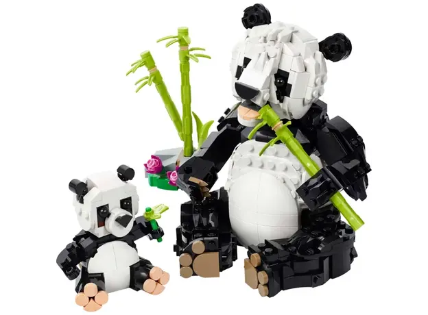 ლეგო LEGO Constructor Creator Wild Animals Panda Family