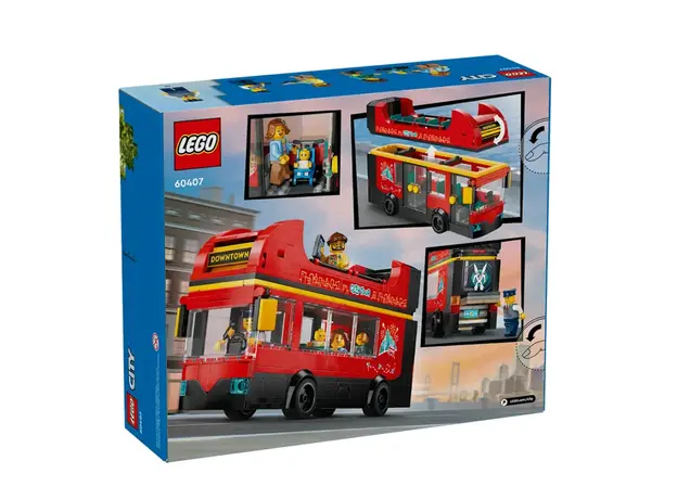 ლეგო LEGO Constructor City Red double-decker sightseeing bus