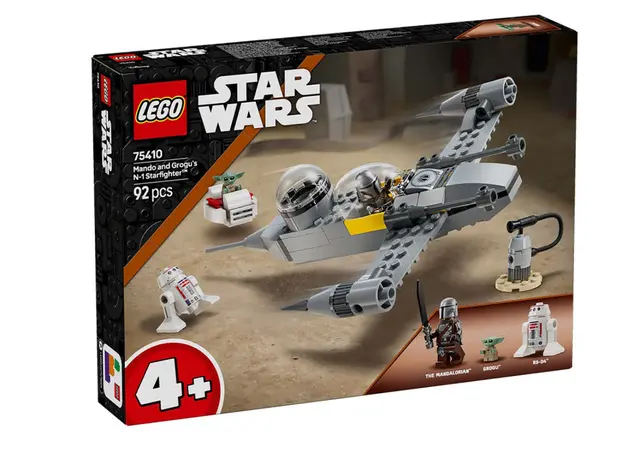 ლეგო LEGO Constructor Star Wars Mando and Grogu's N-1 Starfighter