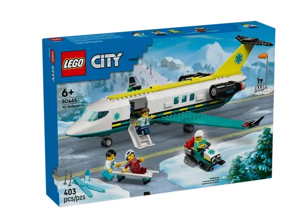 ლეგო LEGO Constructor City Emergency Air Ambulance Airplane