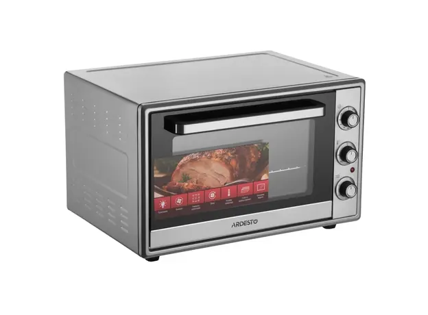ელექტრო ღუმელი Ardesto MEO-F60CDG, 2000W, 60L, Electric Oven, Grey, 2 image