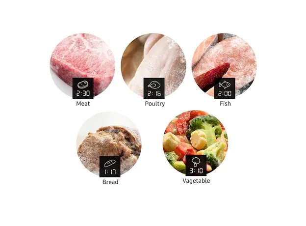 მიკროტალღური ღუმელი SAMSUNG MS23A7013AB/BW, 7 image