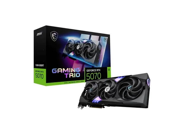 ვიდეო დაფა MSI Graphic card GeForce RTX 5070 12GB GDDR7 GAMING TRIO OC