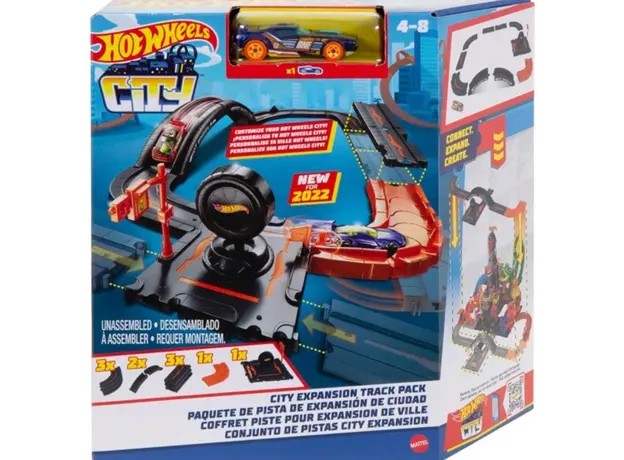 სათამაშო ტრასა Mattel HW City New Track Pack