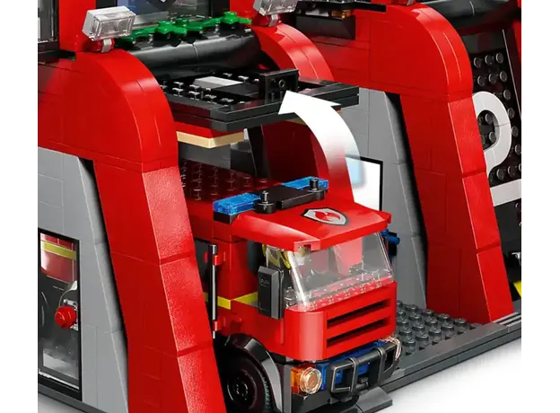 ლეგო LEGO Constructor City Fire station with a fire truck, 4 image