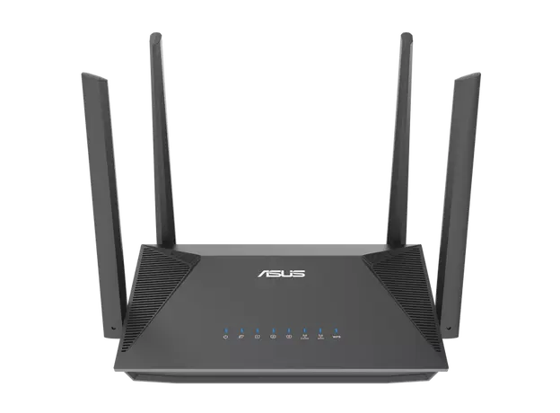 როუტერი Asus RT-AX52 AX1800 Dual Band WiFi 6 Extendable Router - 90IG08T0-MO3H00, 2 image
