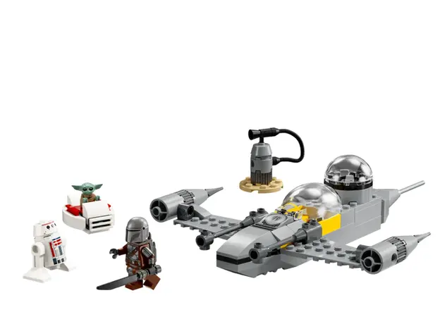 ლეგო LEGO Constructor Star Wars Mando and Grogu's N-1 Starfighter, 6 image