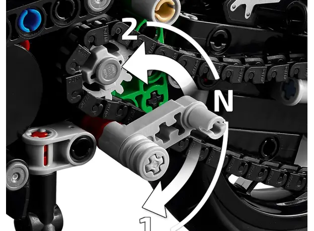 ლეგო LEGO Kawasaki Ninja H2R Motorcycle, 5 image