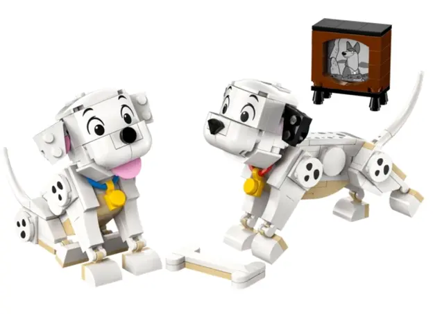 ლეგო LEGO Constructor Disney Classic Lucky & Penny 101 Dalmatians Puppies, 2 image