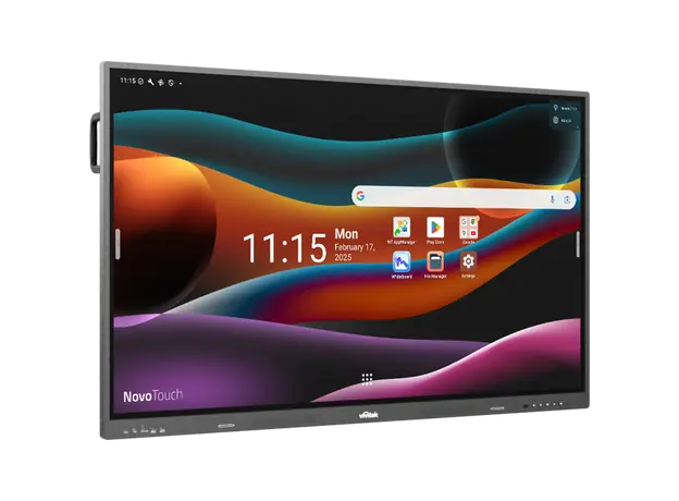 ინტერაქტიული ეკრანი, სმარტ ეკრანი Vivitek EK757i NovoTouch, 75", RAM 16GB, 128GB, Android 14, Smart Board, Grey, 2 image