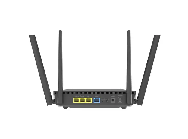 როუტერი Asus RT-AX52 AX1800 Dual Band WiFi 6 Extendable Router - 90IG08T0-MO3H00, 7 image