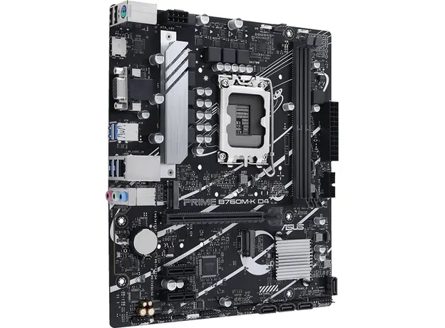 დედა დაფა ASUS Motherboard PRIME B760M-K D4 s1700 B760 2xDDR4 M.2 HDMI D-Sub mATX, 2 image