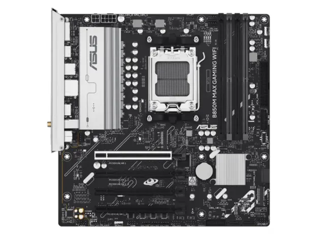 დედა დაფა ASUS Motherboard B850M MAX GAMING WIFI sAM5 B850 4xDDR5 M.2 HDMI DP WiFi BT mATX, 2 image