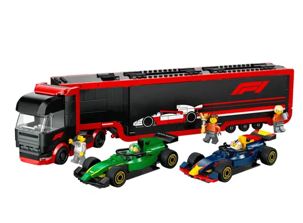 ლეგო LEGO Constructor City F1 Truck with RB20 & AMR24 F1 Cars, 6 image
