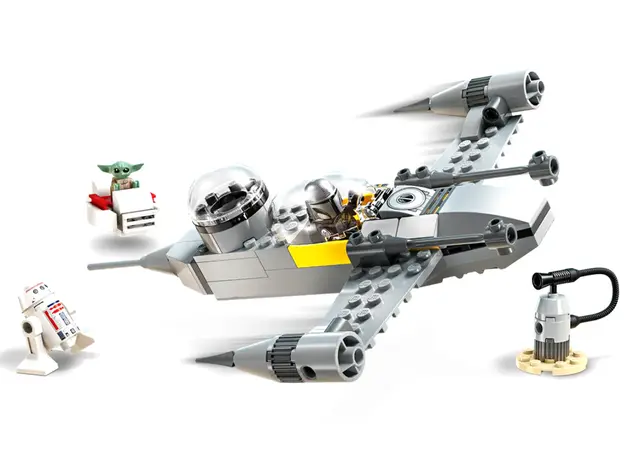 ლეგო LEGO Constructor Star Wars Mando and Grogu's N-1 Starfighter, 4 image
