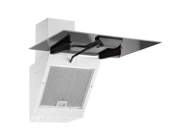 გამწოვი Ardesto Hood Inclined hood, 60cm, 900m3h, glass, 2х1W LED, button, white, 5 image