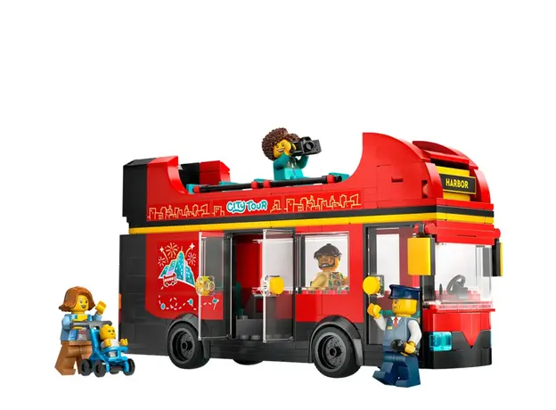 ლეგო LEGO Constructor City Red double-decker sightseeing bus, 4 image